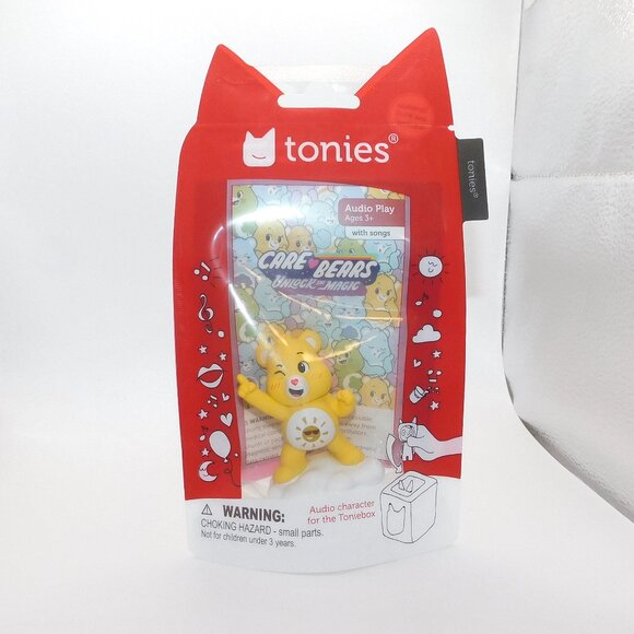 Tonies Care Bears Funshine Bear Audio Play Figurine Sunshine Yellow Sun NEW - Picture 1 of 3